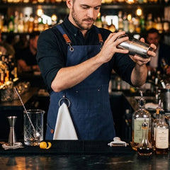 Tablier Barman Barista en Toile Canvas 100% Coton