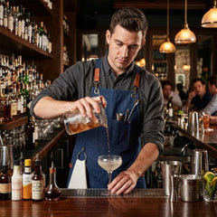 Tablier Barman Barista en Toile Canvas 100% Coton