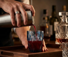 Verre à Cocktail Bleu