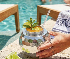 Verre à Cocktail Boule Disco