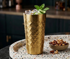 Verre à Cocktail Doré