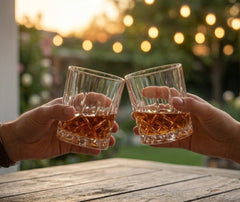 Verre Cocktail Old Fashioned à Motifs
