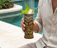 Verre à Cocktail Tiki Typique
