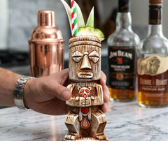 Verre à Cocktail Tiki style Bois