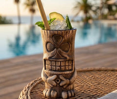 Verre Tiki Cocktail Tête de Trèfle