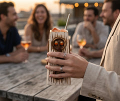 Verre Tiki Tronc d'Arbre