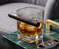 Verre à Whisky Porte Cigare
