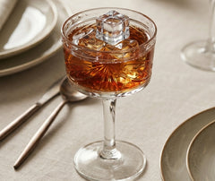 Verre à Cocktail Motif en Relief
