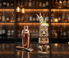 Verre à Cocktail Tiki style Bois