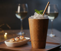 Verre à Cocktail en Bois
