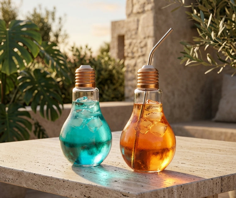 Verre à cocktail ampoule - design original