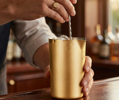Verre à Mélange Cocktail Doré
