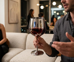 Verre à Vin Argenté (Acier)