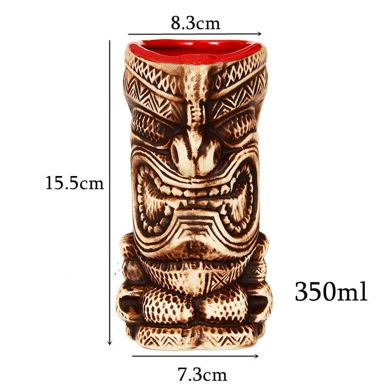 Verre Tiki Cocktail - Dimensions