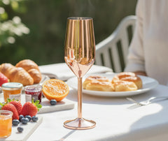 Verres à Champagne En Acier Inoxydable