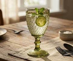 Verres à Pied de Couleur