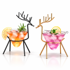 Verre à cocktail original en verre transparent