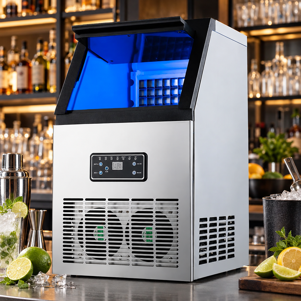 Machine à Glaçons Professionnelle - mise en scène bar