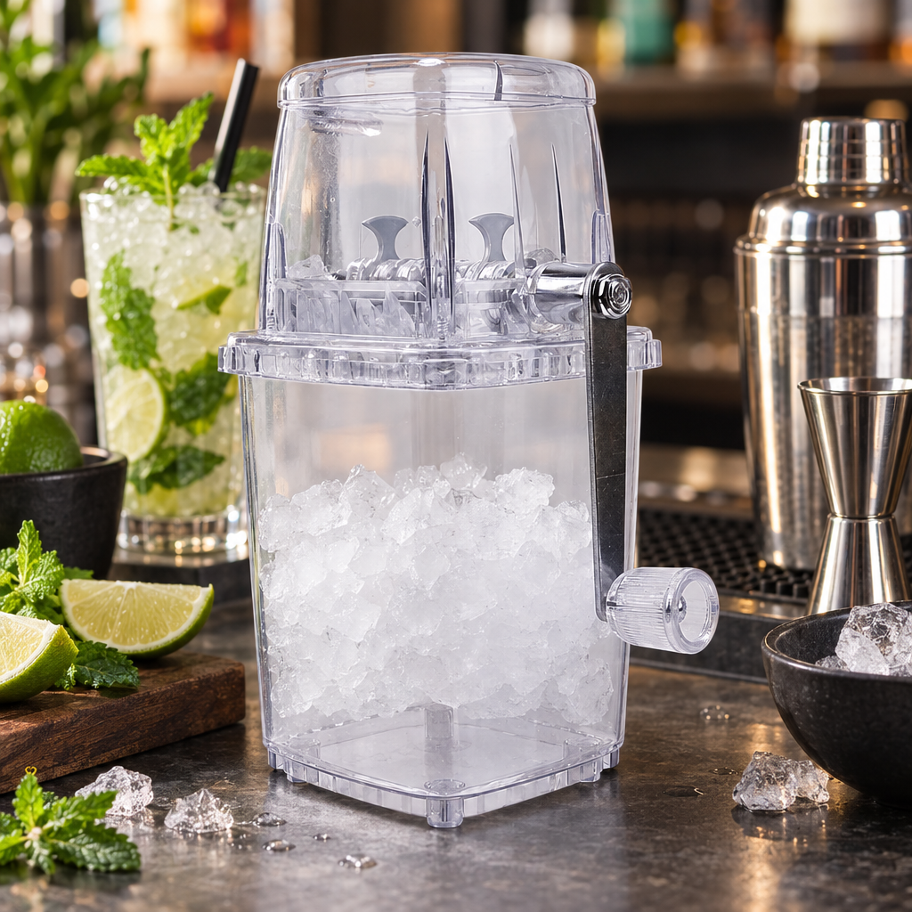 Broyeur à Glace Manuel - mise en scène bar