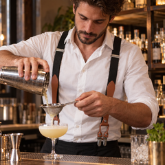 Bretelles Barman Homme Vintage - en situation d'utilisation
