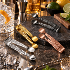 Pince à Glaçons en Acier Inoxydable 304 – Style Rétro - mise en scène bar