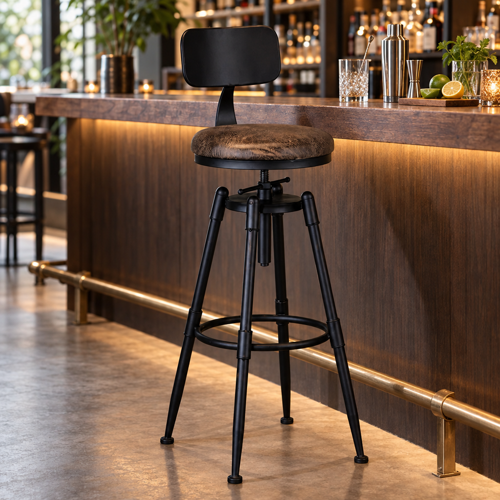 Chaise de Bar Moderne - mise en scène bar