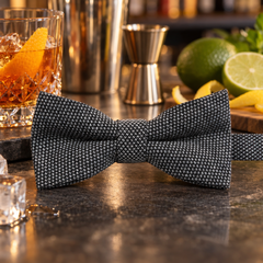 Nœud Papillon Homme en Coton - mise en scène bar