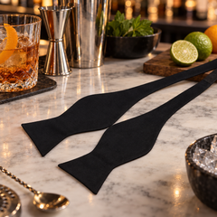 Nœud Papillon en Coton - mise en scène bar
