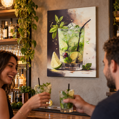 Tableau Cocktail Mojito - en situation d'utilisation