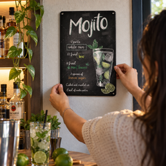 Plaque Déco Mojito - en situation d'utilisation