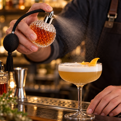 Flacon Pulvérisateur pour Bar en Verre - en situation d'utilisation