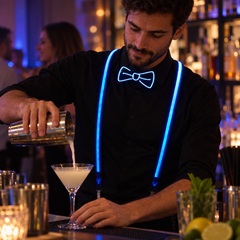 Bretelles Lumineuses LED - en situation d'utilisation