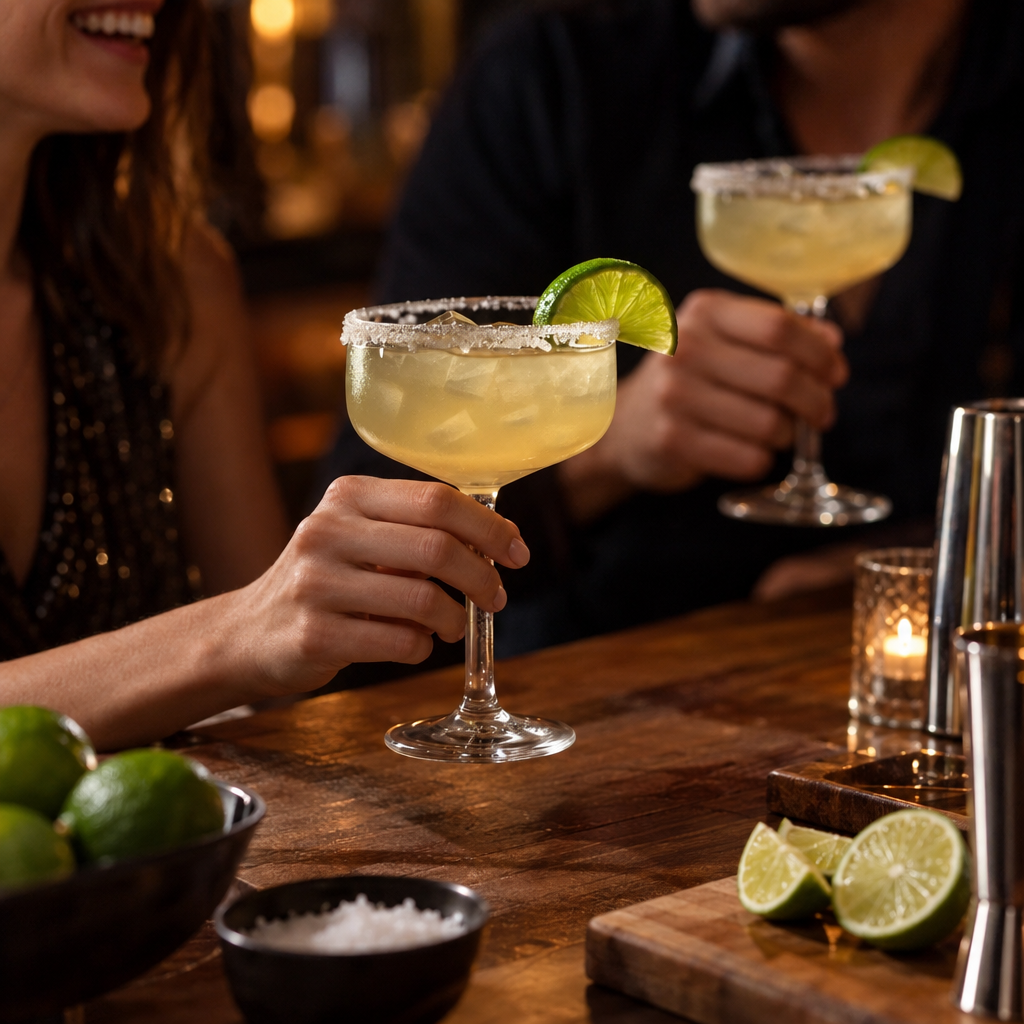 Tableau Cocktail Margarita sur Toile - en situation d'utilisation
