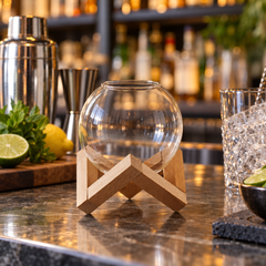 Verre à Cocktail Boule en Verre - mise en scène bar