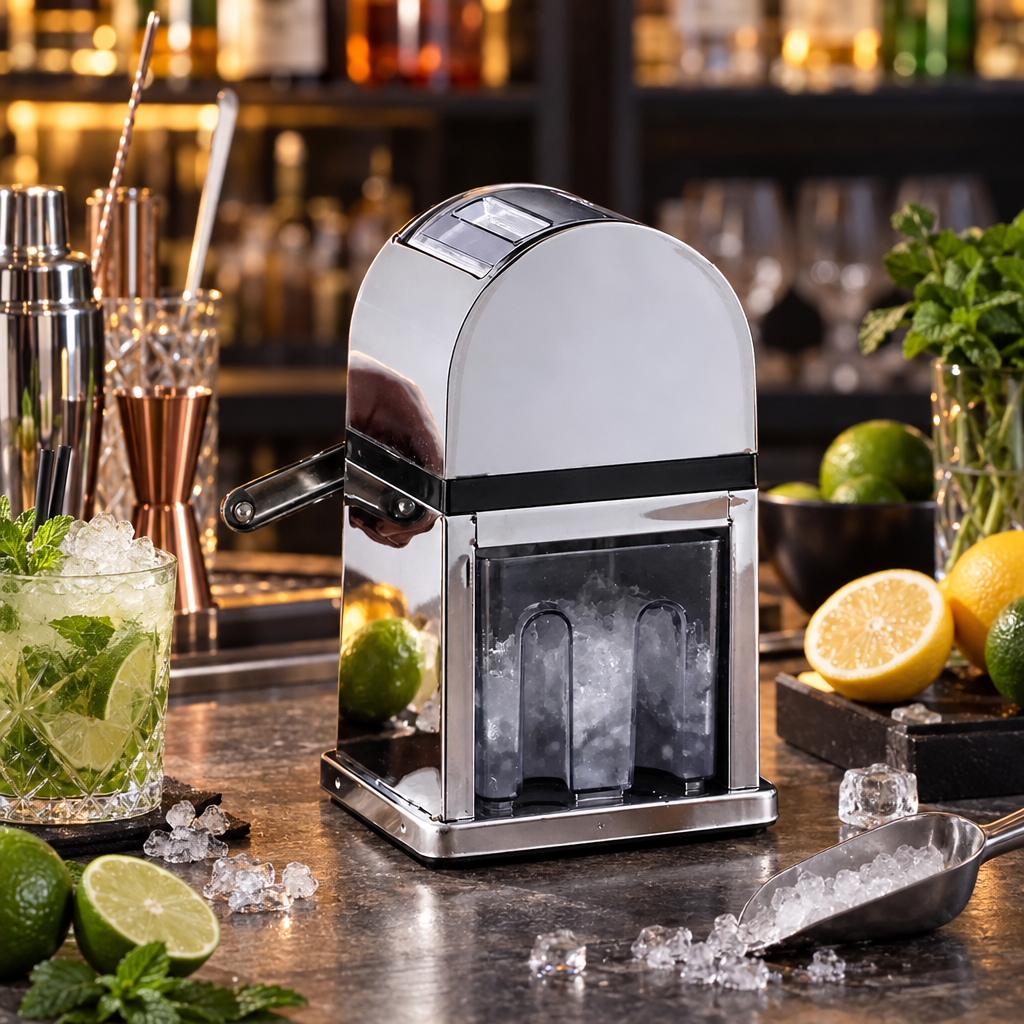 Broyeur à Glace Manuel pour Cocktails - mise en scène bar