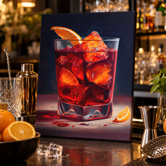 Tableau Cocktail Artistique - mise en scène bar