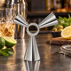 Jigger Doseur à Cocktail en Acier Inoxydable 25/50/90 ml - mise en scène bar