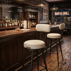 Lot de 2 Tabourets de Bar Design