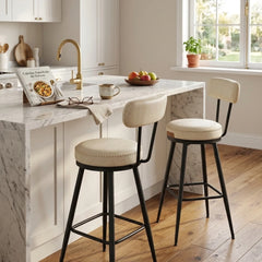 Lot de 2 Tabourets de Bar Design