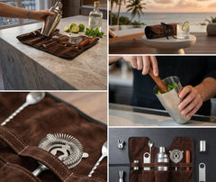 Set Cocktail Sac Brun