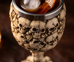 Verre à Cocktail Tête de Mort (Halloween)