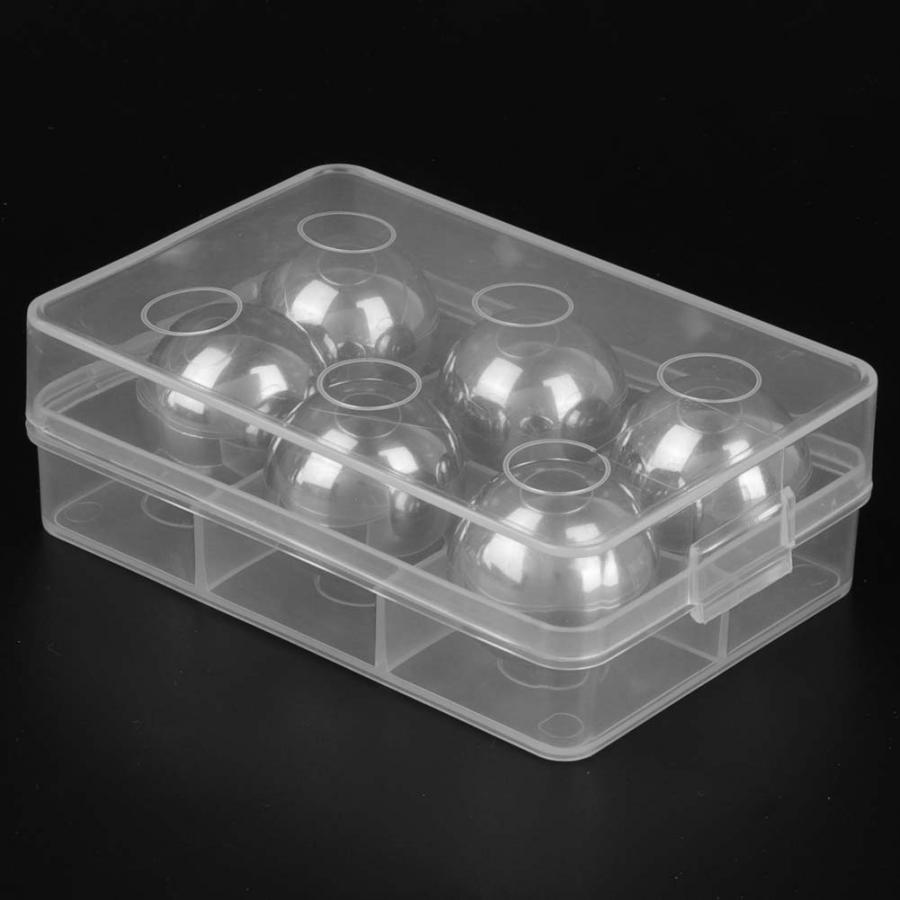 6 Glacons Inox Whisky - Boite En Plastique