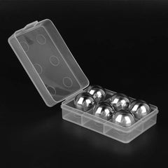 6 Glacons Inox Whisky - Boite Plastique