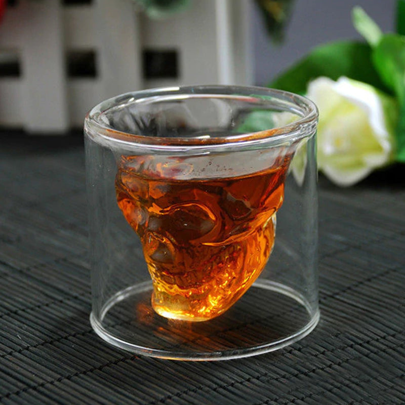 6 Verres à Shot Tete de Mort