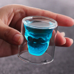 6 Verres à Shot Tete de Mort