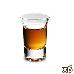 6 Verres a Shot Evases (3cl)