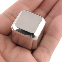 8 Glacons En Acier Inox - A