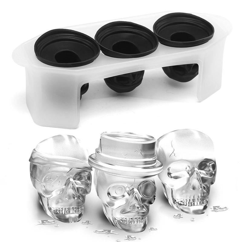 Moule à Glaçons Crânes Amusants