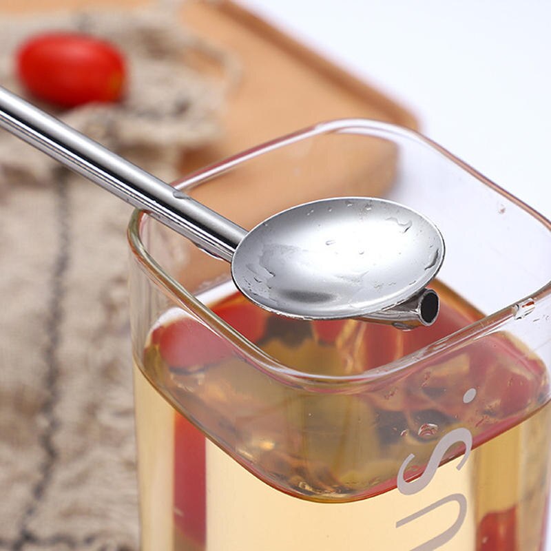 Paille Cuillère en Inox