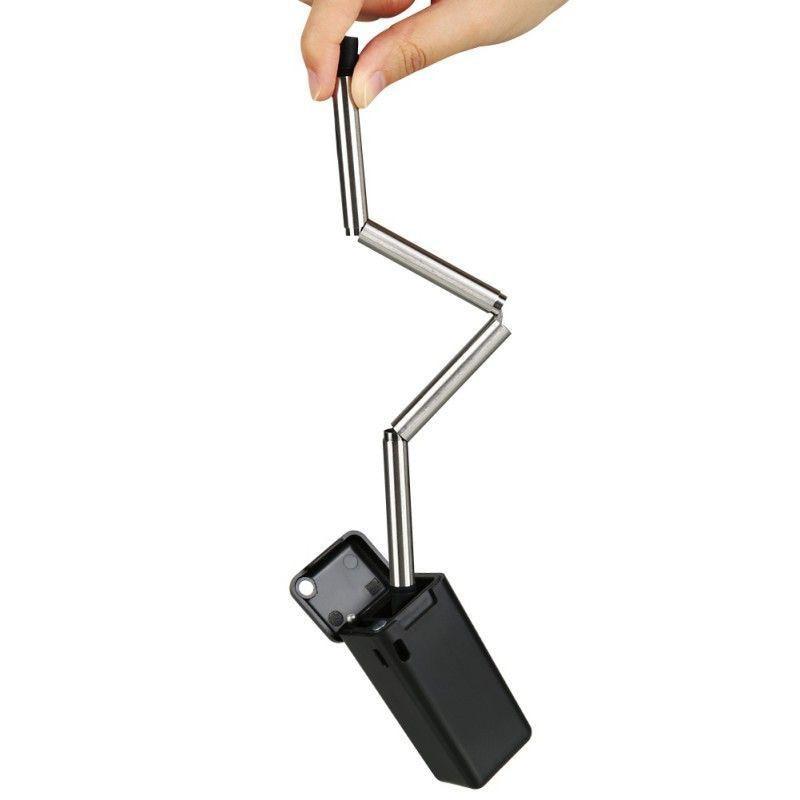 Paille en Métal Pliable